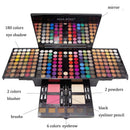 180 color eyeshadow and blush makeup palette